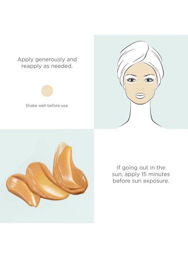 Image - Skincare Prevention+ Sun Serum Spf 30 Tinted Mineral Sunscreen For Face Non Comedogenic Wear Under Makeup Perfect Travel Size Tinted 1 Oz - Image 1