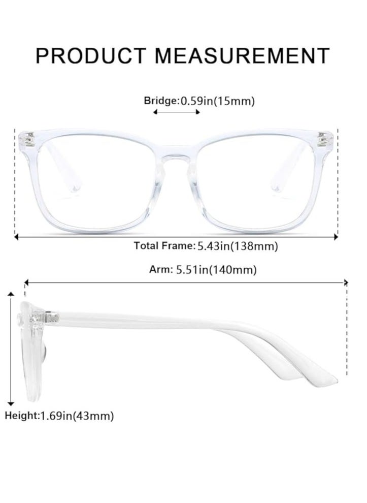 Showday Blue Light Blocking Glasses, Computer Reading/Gaming/TV/Phones Glasses for Women Men  - Image 4