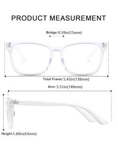 Showday Blue Light Blocking Glasses, Computer Reading/Gaming/TV/Phones Glasses for Women Men  - Image 4
