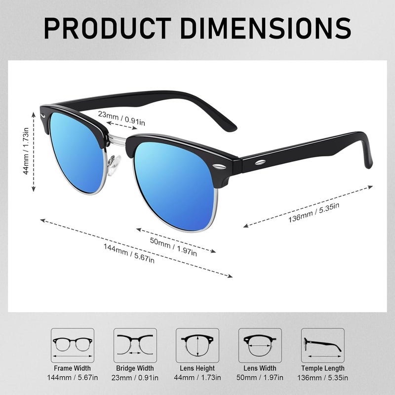 GQUEEN Polarized Sunglasses Men Womens,Flexible TR90 Frame,for Driving Fishing Cycling Hiking Golf Sports UV400 Protection - Image 5