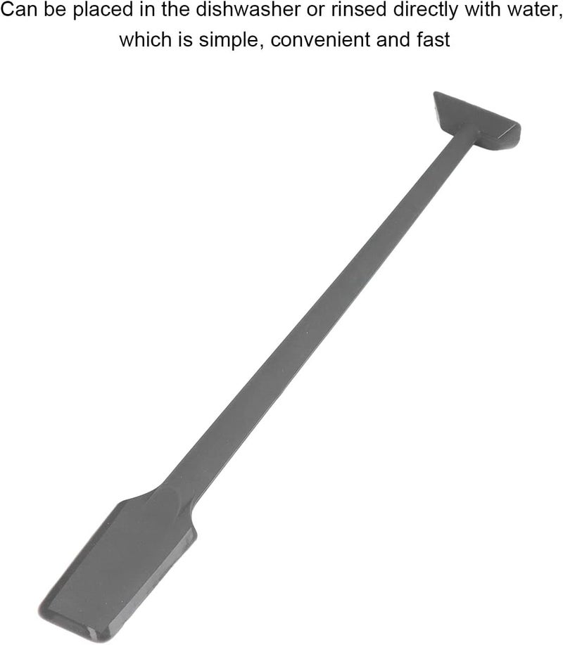 كلاراكو ملعقة برطمان سيليكون، مكشطة سيليكون مزدوجة الرأس غير لاصقة ومقاومة للحرارة بطول 14.2 بوصة، ملاعق صغيرة للمطبخ، ملعقة سيليكون للعصارات والخلاطات وآلات الطهي - Image 4