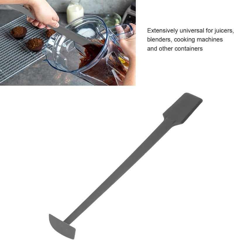 كلاراكو ملعقة برطمان سيليكون، مكشطة سيليكون مزدوجة الرأس غير لاصقة ومقاومة للحرارة بطول 14.2 بوصة، ملاعق صغيرة للمطبخ، ملعقة سيليكون للعصارات والخلاطات وآلات الطهي - Image 3