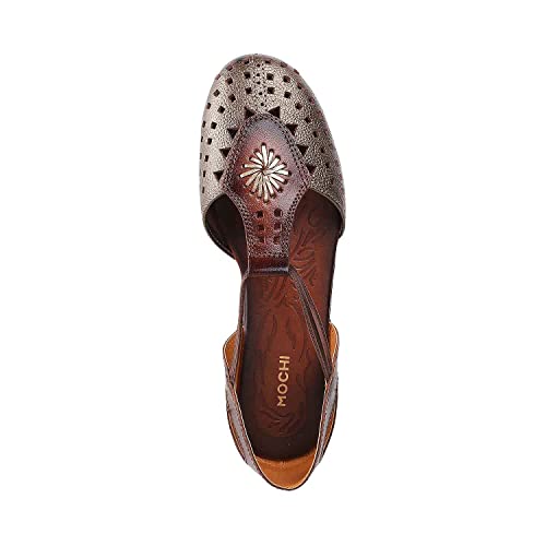 Mochi Women's Bronze Leather Sandals 6-UK 39 (EU) (31-4931) - Image 5