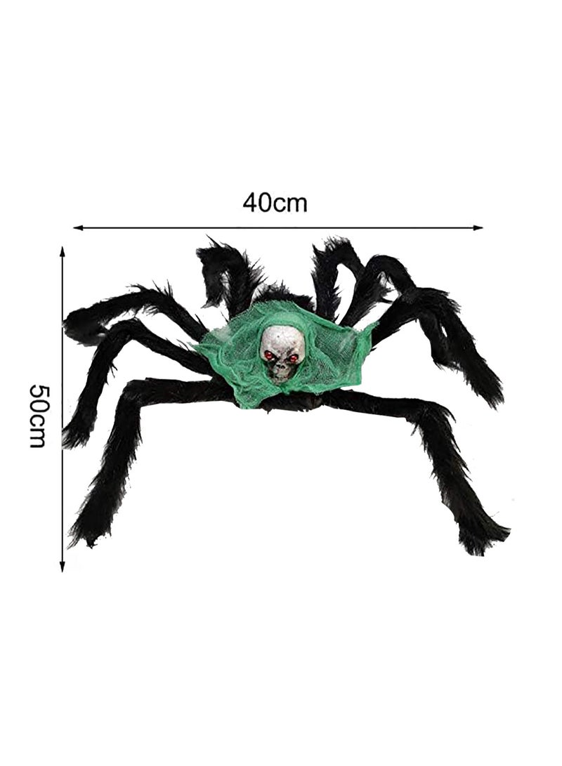 Spider Pendant Haunted House Decoration Props Plush Spider Toy Halloween 40x50cm (C) - Image 2
