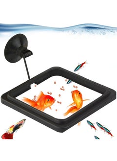 SunGrow SunGrow Fish Food Feeding Ring, Stop Water Turbulence from Washing Food & Floating Plants into Filter, Suitable for Flakes & Floating Fish Pellets, for Goldfish, Guppy, Neon Tetra, Betta, 1 Piece  - Image 2