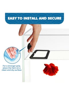 SunGrow SunGrow Fish Food Feeding Ring, Stop Water Turbulence from Washing Food & Floating Plants into Filter, Suitable for Flakes & Floating Fish Pellets, for Goldfish, Guppy, Neon Tetra, Betta, 1 Piece  - Image 5