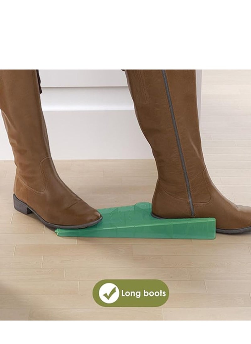 Apustim - Shoe Remover Boot Puller，Cowboy Boot Remover Helper Boot Jack，Shoes Remover For Boots，Work Boots， Removing Mud（Green） - Image 1