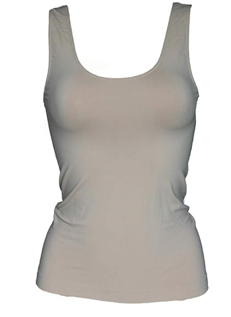 MANIKAN Undershirt Women's Wide Strap Cotton Tank Top  - Image 1