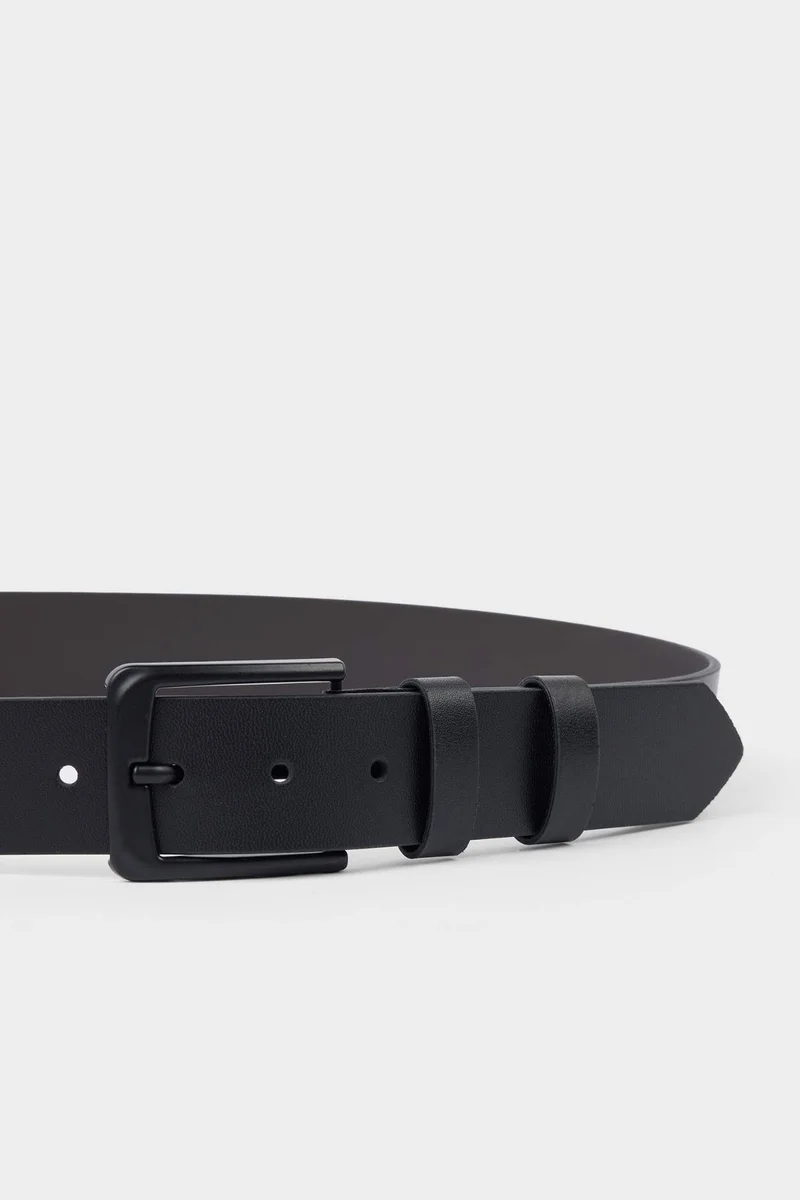 Defacto  Man Rectangle Clasp Faux Leather for Men | Best Price UAE