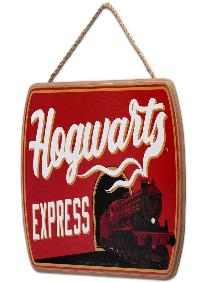 أوبن رود براندز ديكور حائط خشبي معلق على شكل قطار هوجورتس السريع من سلسلة هاري بوتر - لافتة هاري بوتر ممتعة لغرفة نوم الأطفال أو غرفة اللعب أو غرفة السينما - Image 2