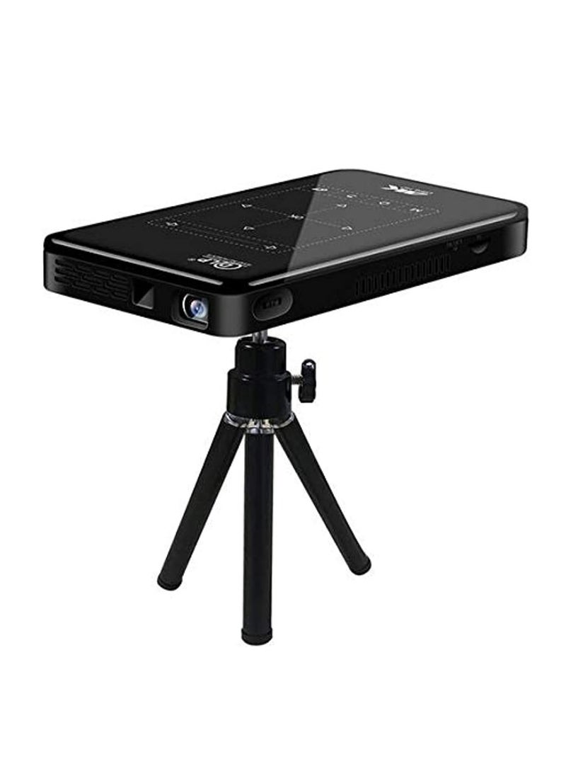 Generic P09 Mini Smart Projector - Portable, Touchscreen, 1500 Lumens, 4000mAh, USB & HDMI Inputs, Digital SD Slot, 858 x 480 Resolution, Multi-Color  - Image 1