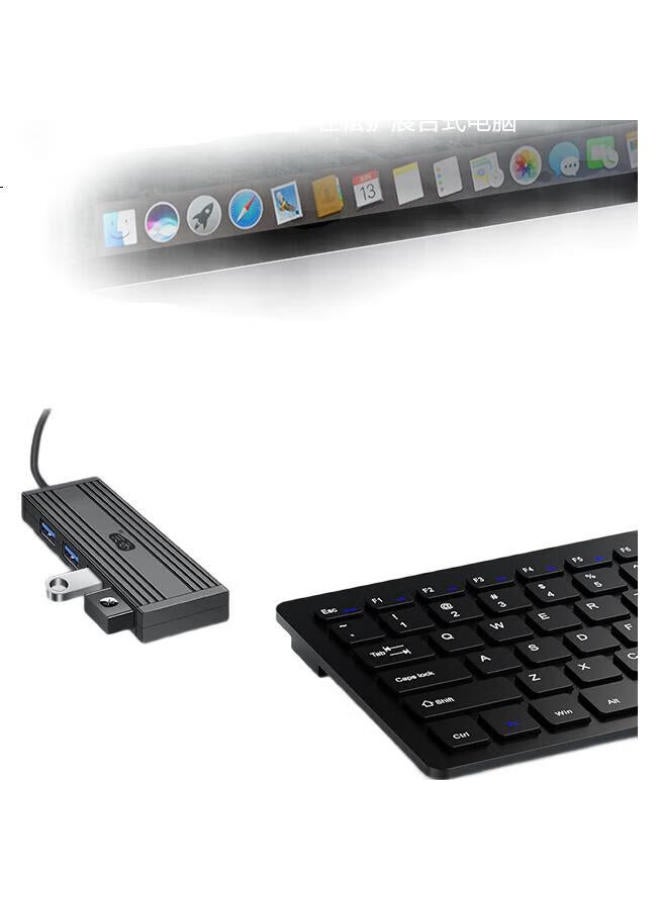 Chuanyu Usb Hub, 2.0 Expansion Dock, Hub Splitter, Multi-Port Adapter For Laptops And Desktop Computers, Keyboard And Mouse Extension Cable, 120Cm - Image 2