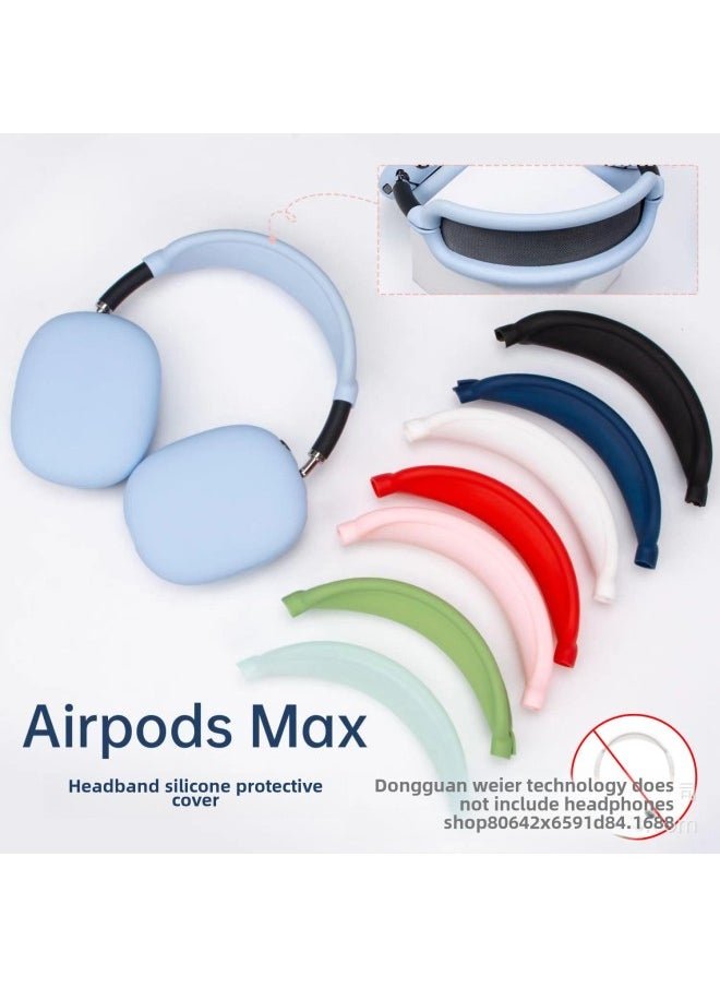 Generic - Suitable For Apple AirPods Max Headset Protective Cover Beam Cover Ear Cap Cover Silicone Transparent TPU Case-Color:Beam Pink (bag)-Applicable Models:Suitable For Apple Air Pods Max - Image 1