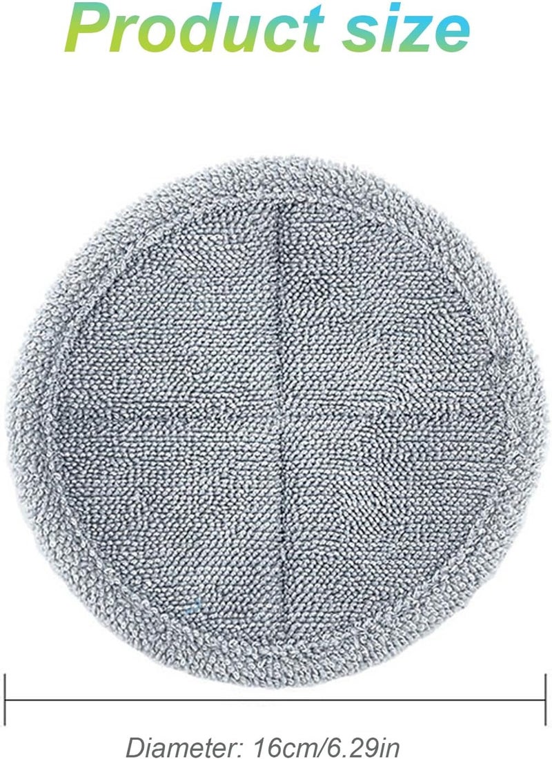 DFsucces Microfibre Floor Mop for Cleaning Floors,6 Pcs Heavy Duty Microfibre Wet Dry Cleaning Mop Pad , Floating Mop Pads, Flat Floor Mop ,for Wet Dry Floor Cleaning Hardwood Laminate Floor - Image 2