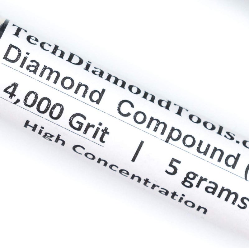 TechDiamondTools Diamond Polishing Compound Polishing Paste USA Made 4,000 Grit 2-4 Microns for Marble Glass Metal Rock Jewelry Resin Silver Chrome Gemstone with High Concentration of Diamond Powder - Image 3