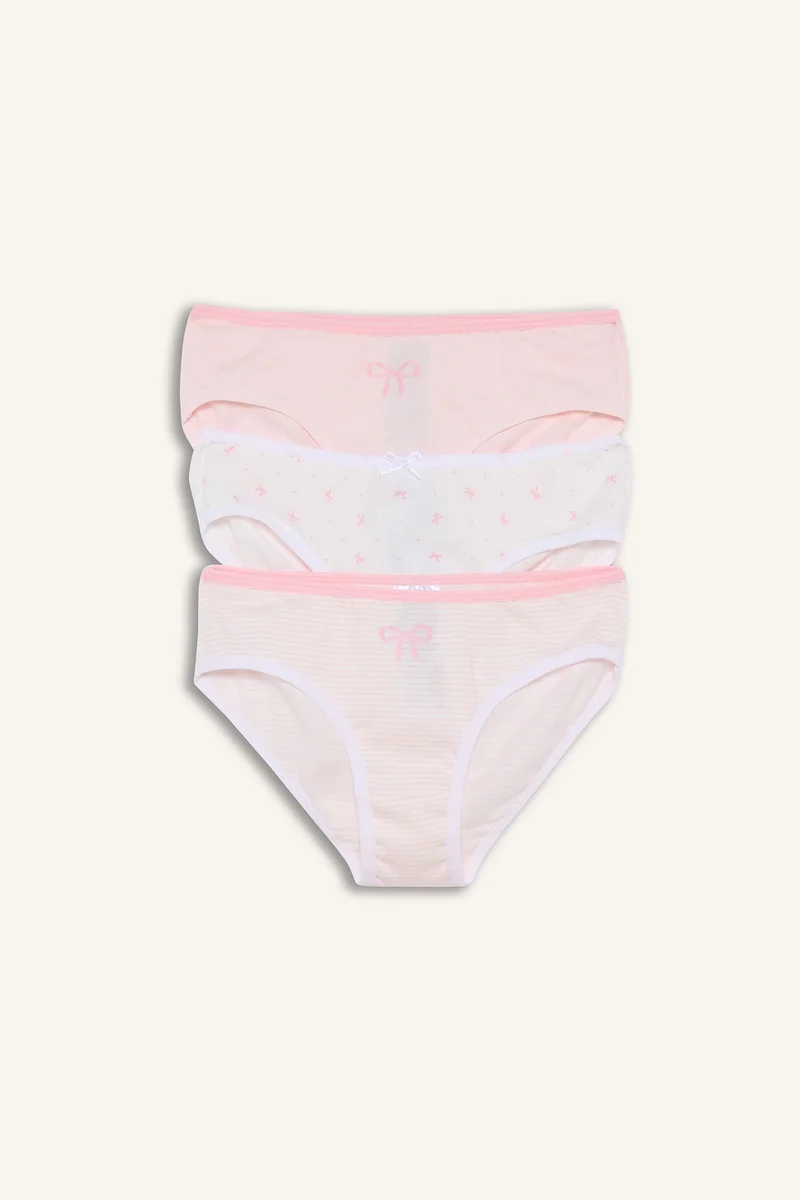 ديفاكتو Girl Patterned 3 Piece Panties