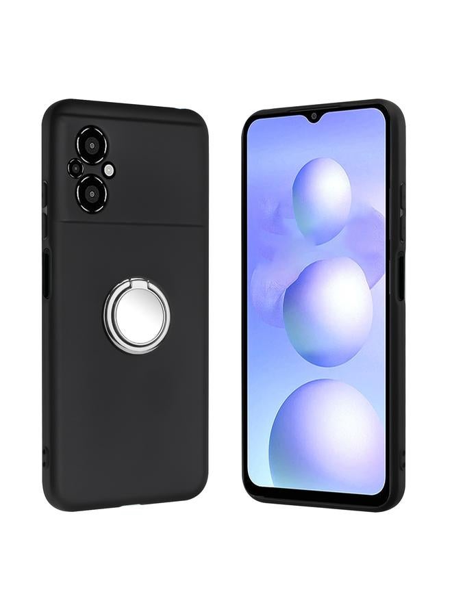 The Bros Case For Xiaomi Poco M4 5G Matte Ring Holder TPU Phone Case