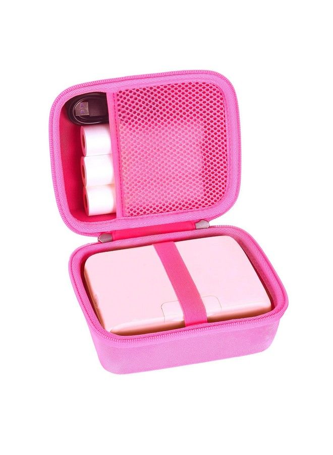 Khanka Hard Travel Case Replacement For Phomemo M04S Portable Thermal Printer Bluetooth Label Printer Case Only (Pink) - Image 2