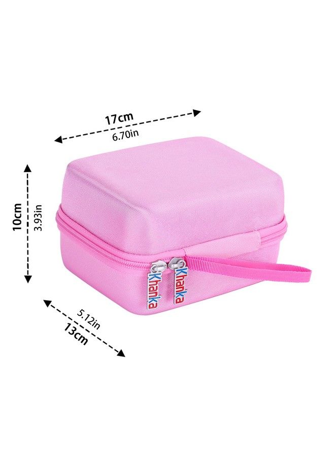 Khanka Hard Travel Case Replacement For Phomemo M04S Portable Thermal Printer Bluetooth Label Printer Case Only (Pink) - Image 5