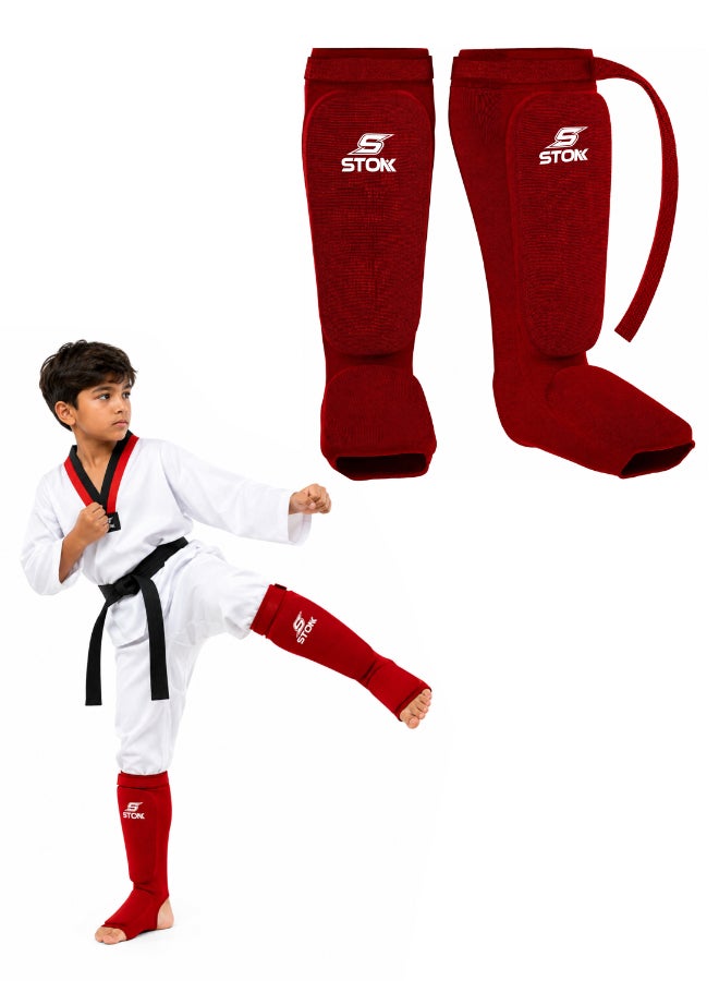 Stonk Shin Instep Guard Protective Leg Pad For Boxing MMA - Image 1