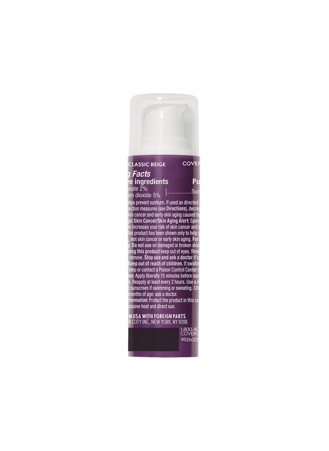 CoverGirl COVERGIRL Advanced Radiance Age Defying Liquid Foundation in Classic Ivory, Hides Wrinkles & Lines, Sensitive Skin Safe, Packaging May Vvary  - Image 2