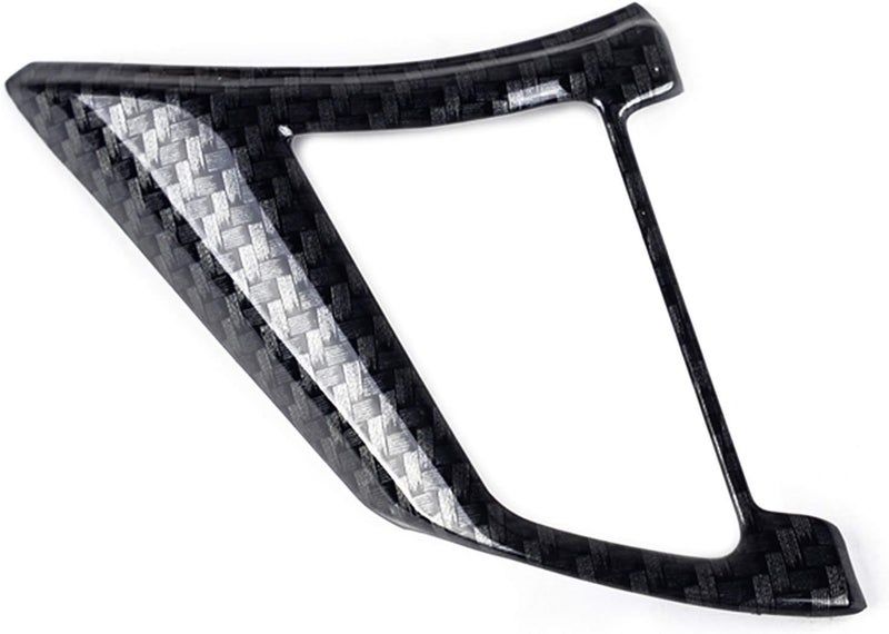 QASULER Carbon Fiber Style Steering Wheel Button Cover - Image 3