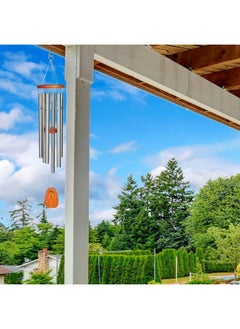 Woodstock Chimes Woodstock Wind Chimes Amazing Grace Chime Large (40'') Silver Wind Chime Inspirational and Memorial Gifts Wind Chimes for Outside Patio Home or Garden Decor (AGLS)  - Image 4