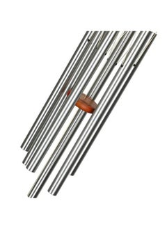 Woodstock Chimes Woodstock Wind Chimes Amazing Grace Chime Large (40'') Silver Wind Chime Inspirational and Memorial Gifts Wind Chimes for Outside Patio Home or Garden Decor (AGLS)  - Image 5