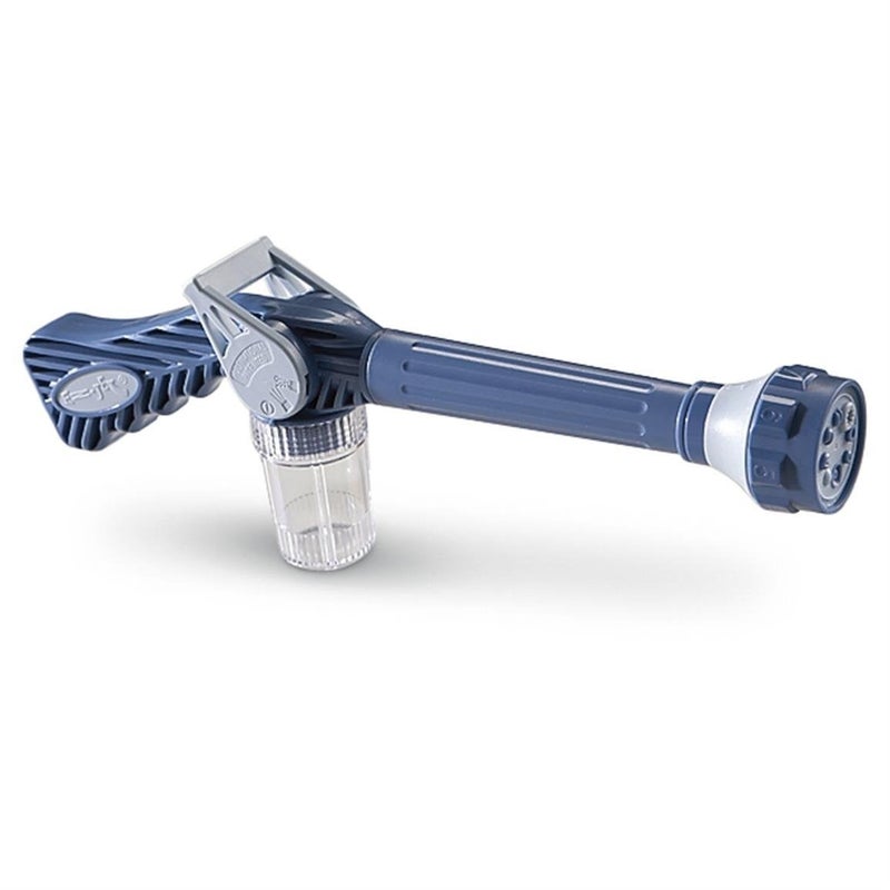 Dhruheer Plastic 8 in 1 Turbo Water Spray Gun Ultra HighPressure Washer for Car Bike Washing and Gardening Purpose Standard Blue