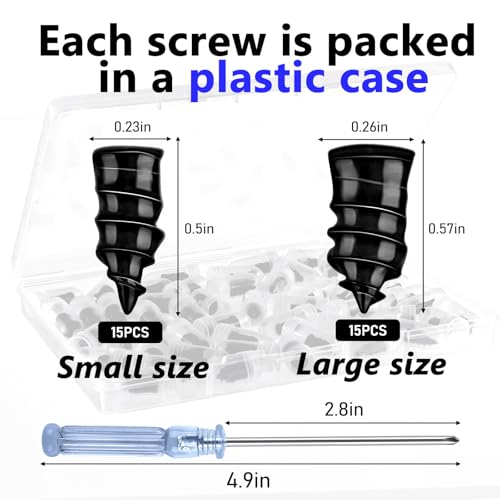 NACHLYNN 30 Pcs Tire Repair Screws Self-Tapping Rubber Fast Tool Self-Service Tire Repair Plugs Nail for Car Motorcycle Truck - Image 2