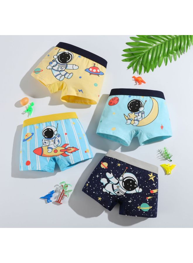 New Boys' Underwear Pure Cotton Breathable Boys' Boxer Briefs Medium And Large Children's Cartoon Boxer Briefs Baby Boy Manufacturer