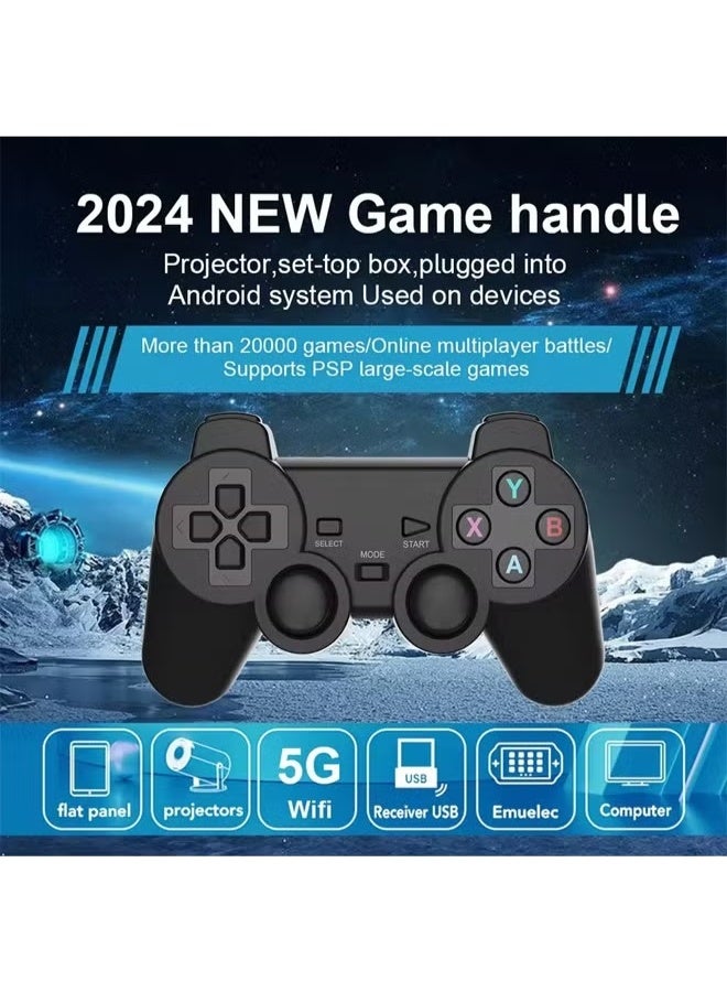 Borrego Smart5 Mini Projector With 2 Game Consoles and Built in 10000 Games, Auto Keystone Correction, 4K 1080P Support Portable Projector, 150 ANSI 2.4/5G WiFi, Android 12.0, 130 Inch Screen Outdoor Home Video Projector - Image 5