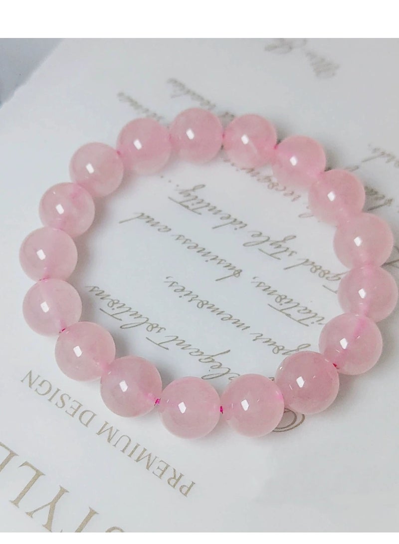 SYNSYB 8mm Natural Rose Quartz Beads - AAA Quality Gemstone Beads for Energy Healing and Jewelry Making - Image 5