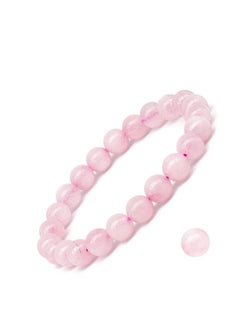 SYNSYB 8mm Natural Rose Quartz Beads - AAA Quality Gemstone Beads for Energy Healing and Jewelry Making  - Image 1