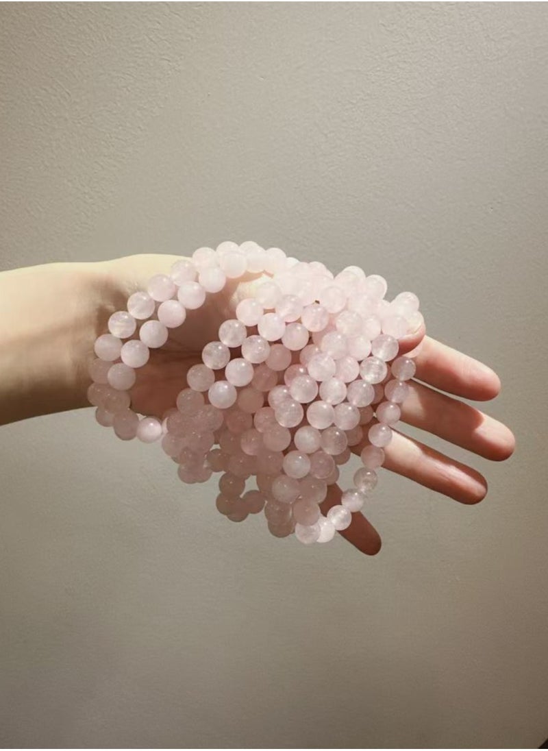 8mm Natural Rose Quartz Beads - AAA Quality Gemstone Beads for Energy Healing and Jewelry Making