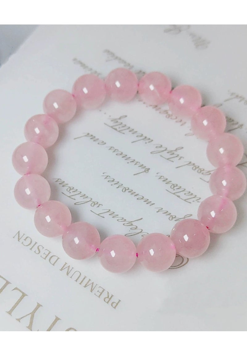 8mm Natural Rose Quartz Beads - AAA Quality Gemstone Beads for Energy Healing and Jewelry Making