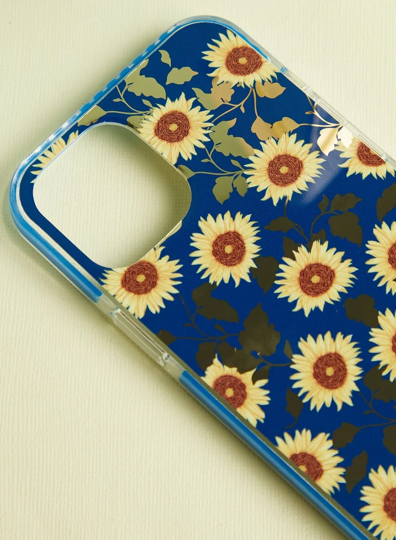 Claires Navy Sunflower IPhone 12 Pro Max Case