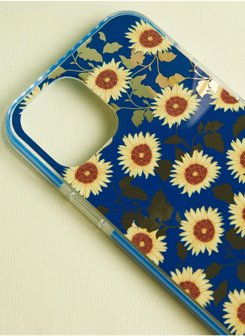 Claires Navy Sunflower IPhone 12 Pro Max Case