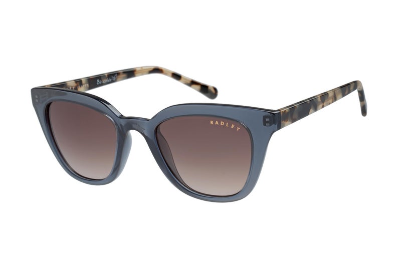 RADLEY LONDON 6527 Retro Cat Eye Sunglasses for Women 50 mm UV400 Protection Thundercloud BluePale Tort - Image 2