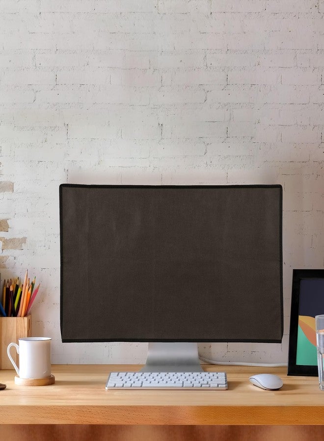 kwmobile Monitor Cover Compatible with 34-35" Monitor - Dust Cover Computer Screen Protector - Dark Grey - Image 3