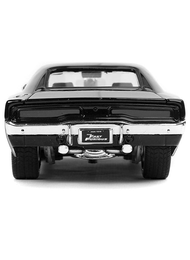 Generic Fast Furious 1 24 Dom's 1970 Dodge Charger R T Diecast Car Bare Metal Toys for Kids and Adults Black  - Image 5