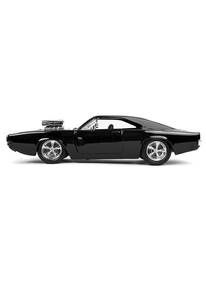Generic Fast Furious 1 24 Dom's 1970 Dodge Charger R T Diecast Car Bare Metal Toys for Kids and Adults Black  - Image 2