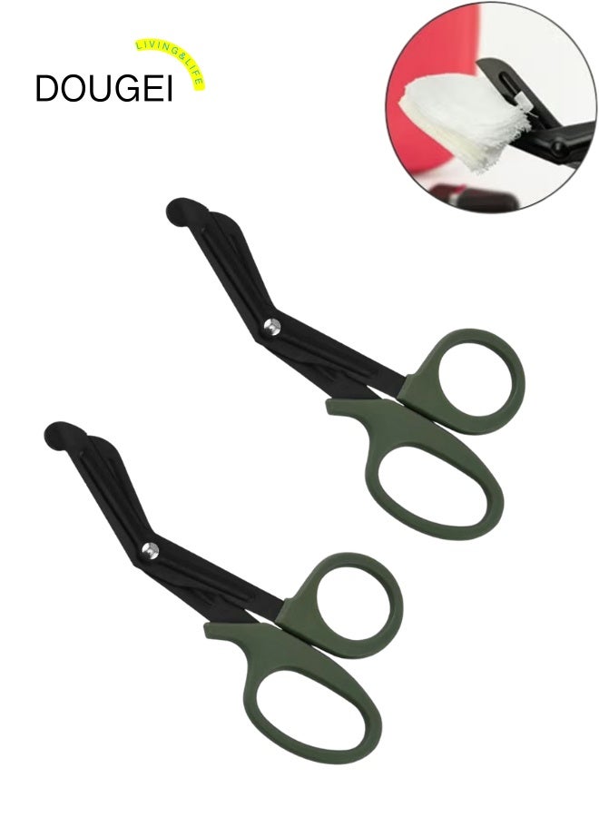 DOUGEI 2 Pack Medical Scissors Trauma Shears, Bandage Scissors, for Nurses, Doctors, Nursing Students, First Aid - Image 1