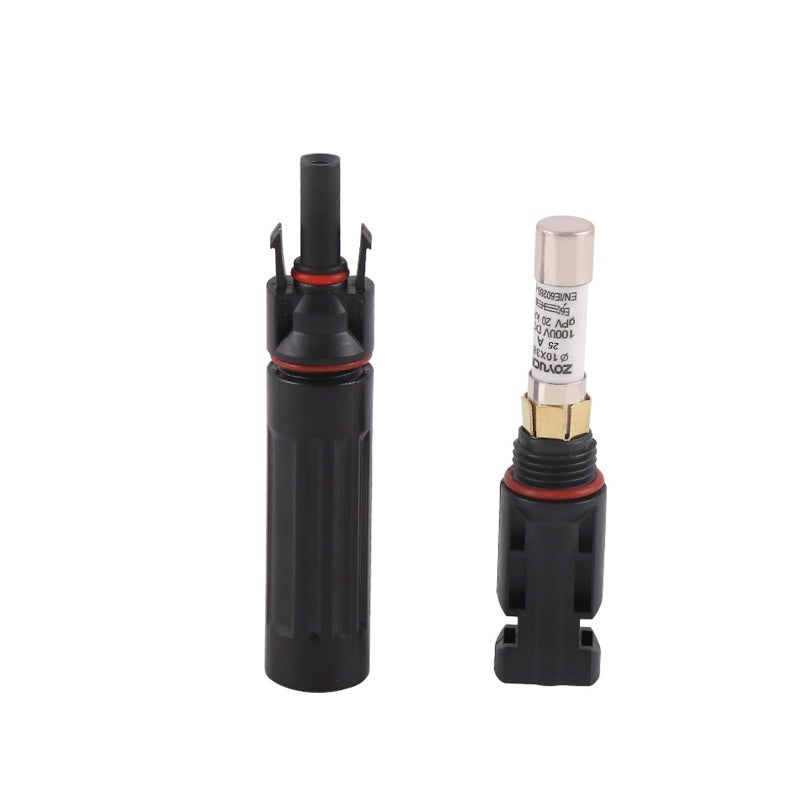 25A Temperature Solar Fuse Connector Weatherproof Easy Fixing For Photovoltaic Arrays - Image 2