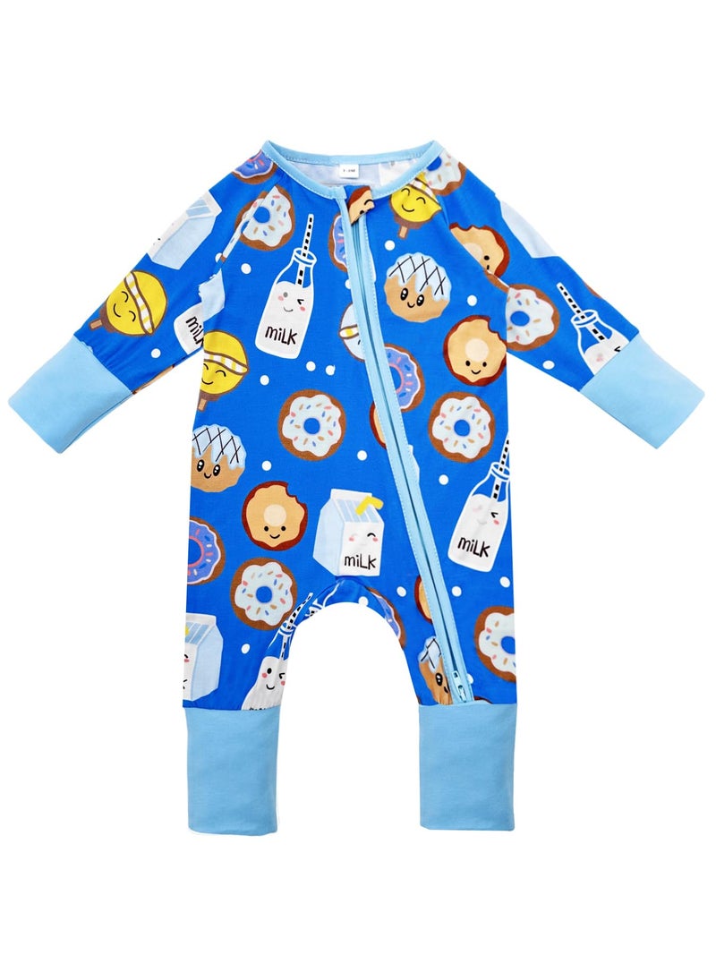 Bow Dream Baby Girl Clothing Bamboo Rayon Newborn outfit Infant boy Outfits Baby boy Romper Footies Jumpsuit 3-6 Months - Image 2