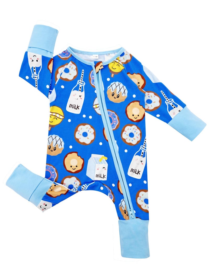 Bow Dream Baby Girl Clothing Bamboo Rayon Newborn outfit Infant boy Outfits Baby boy Romper Footies Jumpsuit 3-6 Months - Image 1