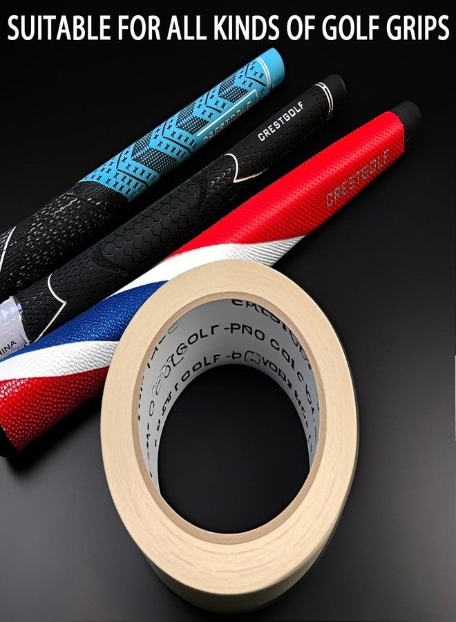 Crestgolf Golf Grip Tape Roll 2" x 18 Yards, Premium Solvent Activated Double Sided Adhesive Strips for Regripping Golf Clubs, Upgrade 1.2U Thickened Double Sided Tape - Image 5
