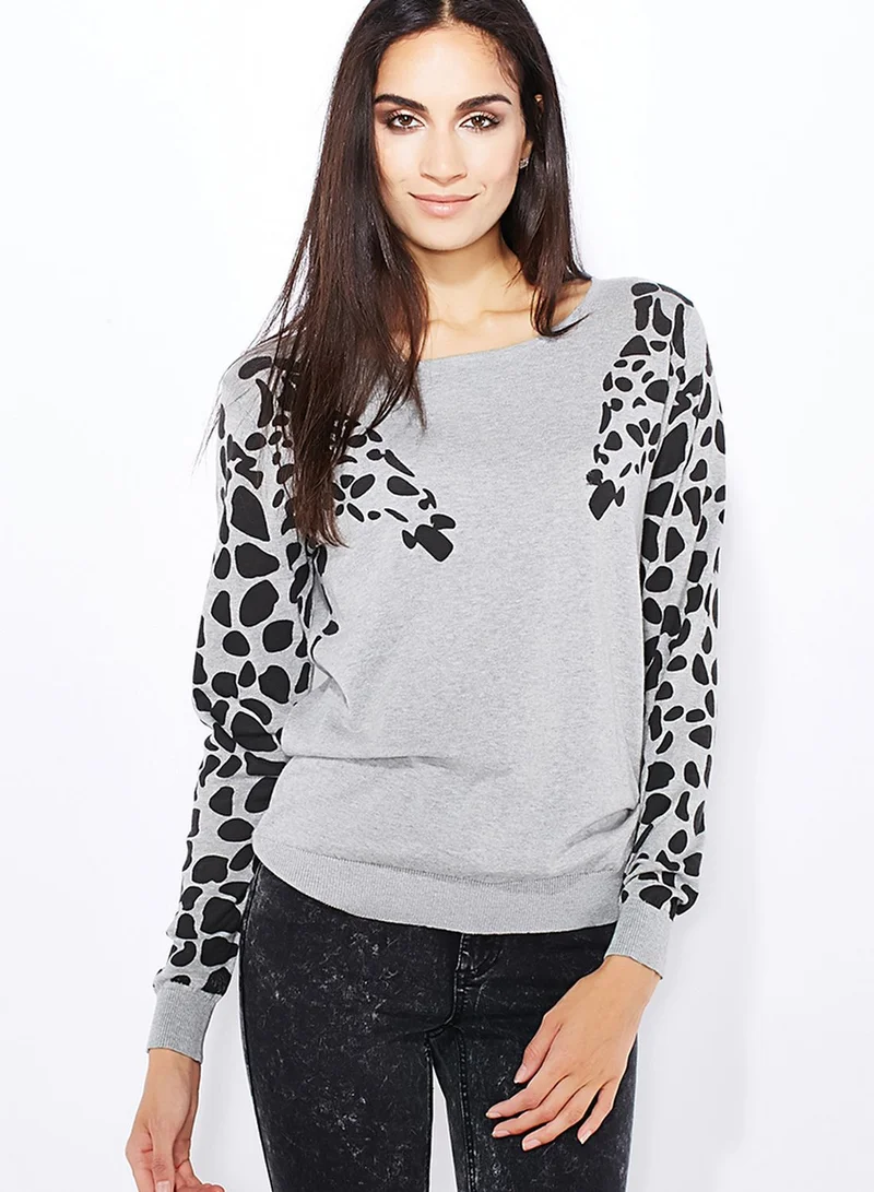 Madison Giraffe Print Jumper