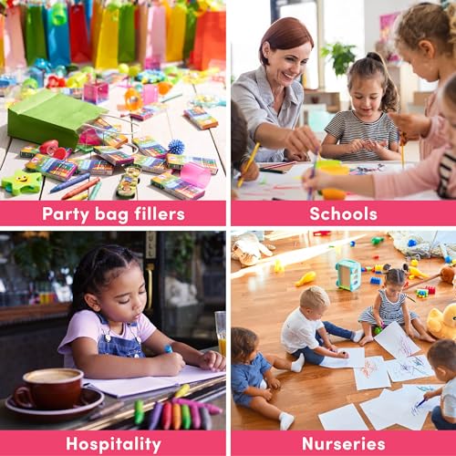 THE TWIDDLERS 144 Boxes of 4 Packs Mini Crayons in Bulk (Total 576) - School & Classroom Kids Coloring Activity, Crayon Party Favors for Kids & Toddlers, Goodie Party Bag Fillers, Restaurants - Image 5