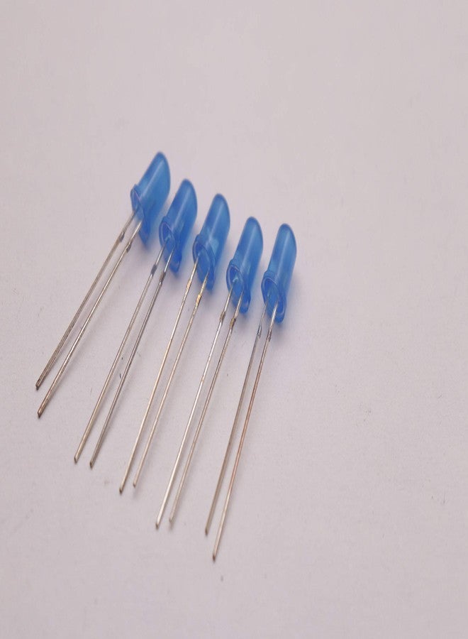 إلكترونيك سبايسس مصابيح LED زرقاء 5 مم، مصابيح LED (أزرق في أزرق) أساسية، عبوة من 100 قطعة - Image 3